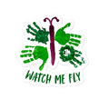 "Watch Me Fly" Sticker