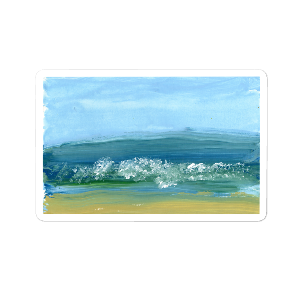 Waves Sticker
